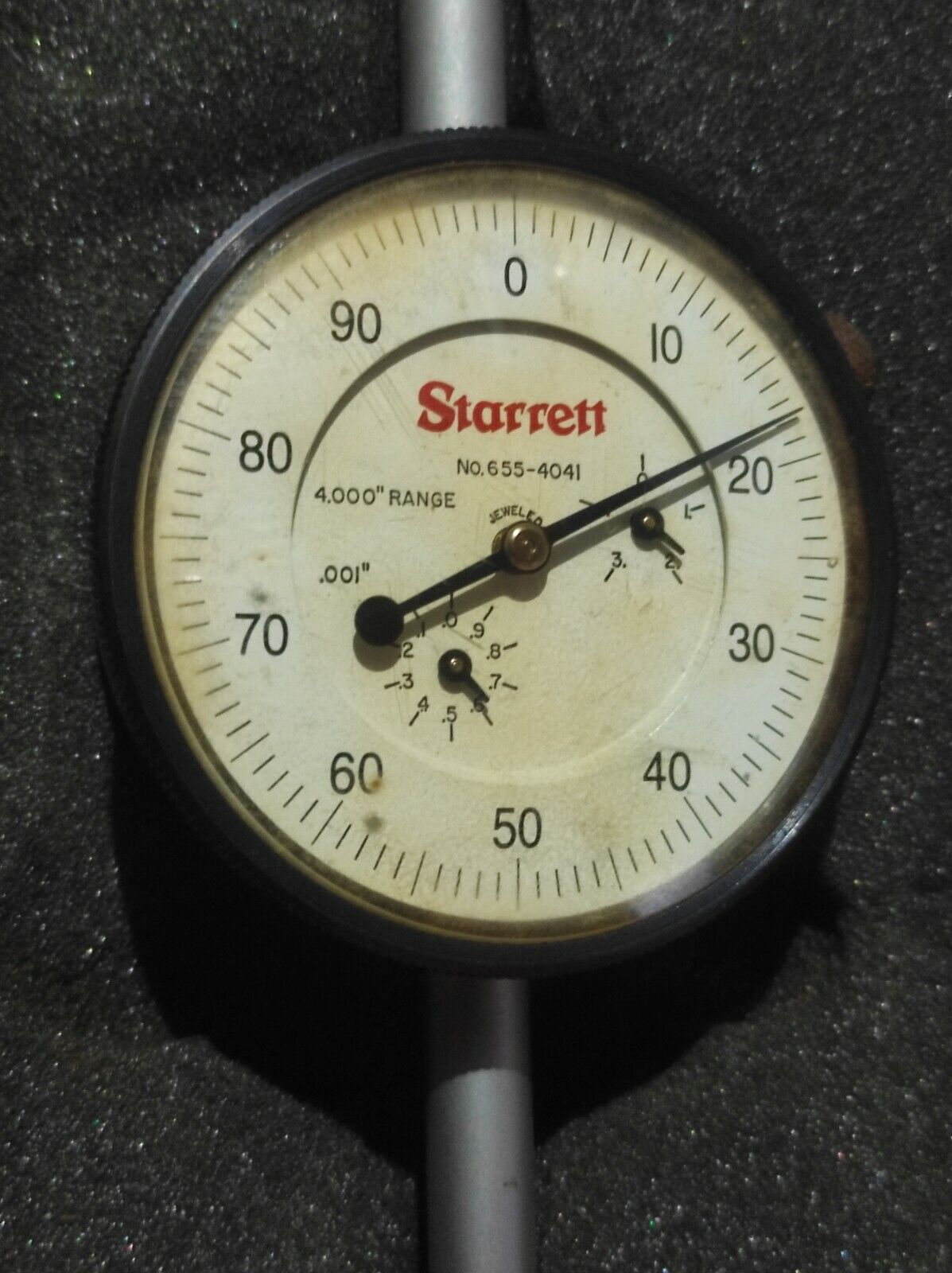 Starrett 655-4041J Dial Indicator 6554041 4.000” Range 