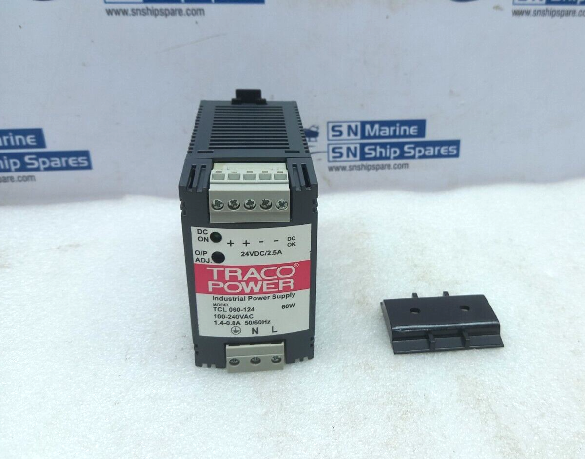 Traco Power TCL060-124 Industrial Power Supply 100-240Vac  1.4-0.8A 50/60Hz