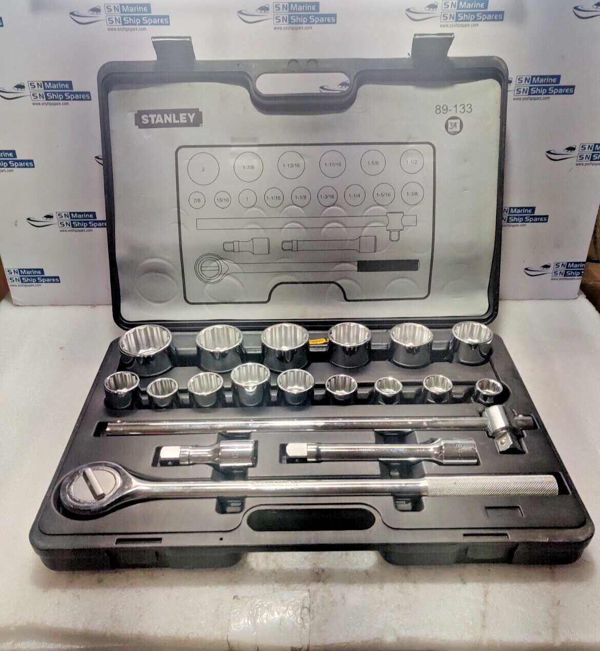 Stanley 89-133 ¾ Driver Socket Set Complete Set