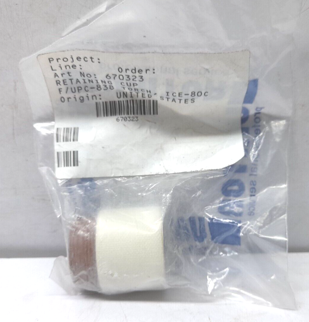 Unitor 670323 Gouging Shield Retaining Cup F/UPC-838 Torch