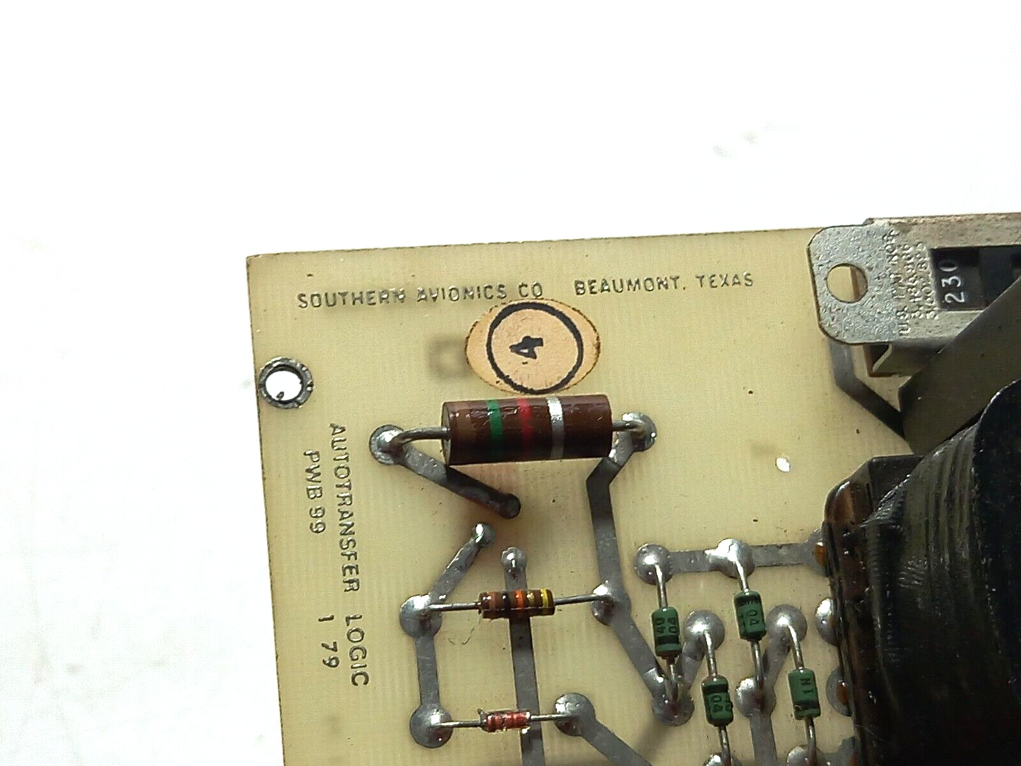 Southern Avionics Autotransfer Logic PWB99 1 79 PCB