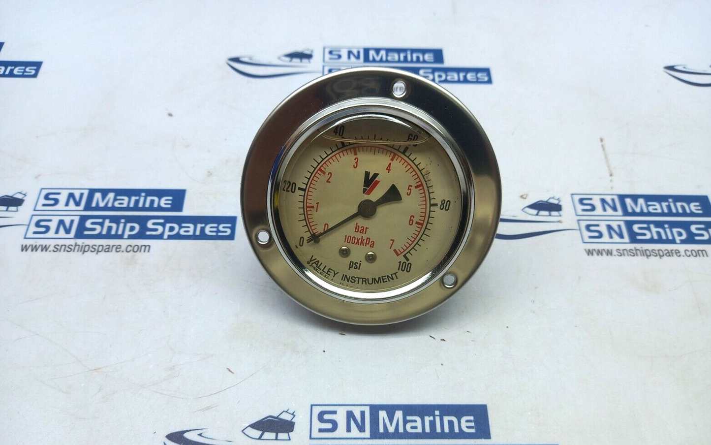 Valley Instruments GALK 0463 Liquid Filled Pressure Gauges 0-100Psi 0-7Bar