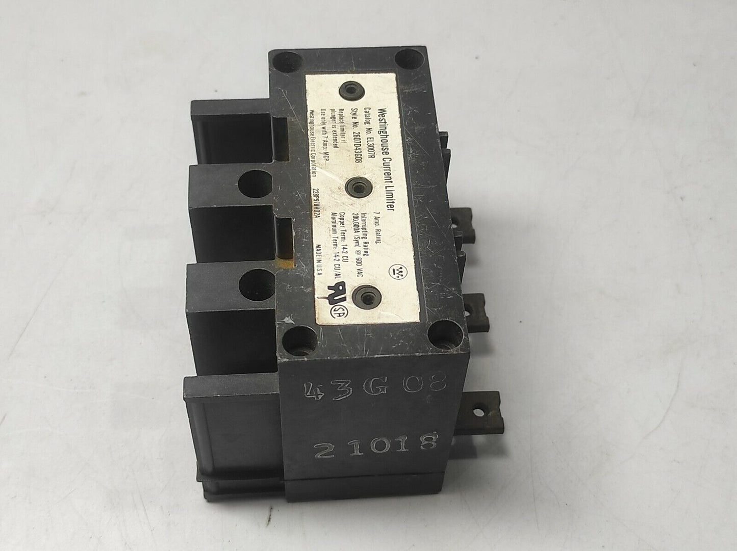 Westinghouse EL3007R Current Limiter