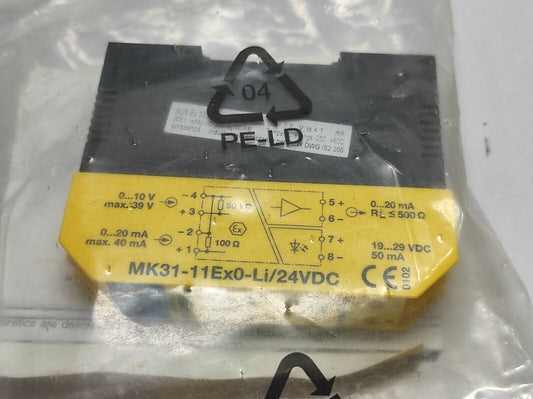 Turck MK 31-11 EX0-LI/024VDC 7506005 Signal Converter