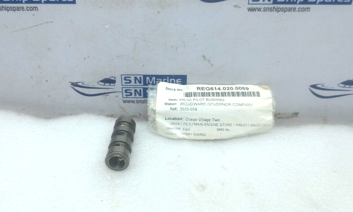 Woodward 3555-059 Valve Pilot Bushing 4 Pcs / Lot