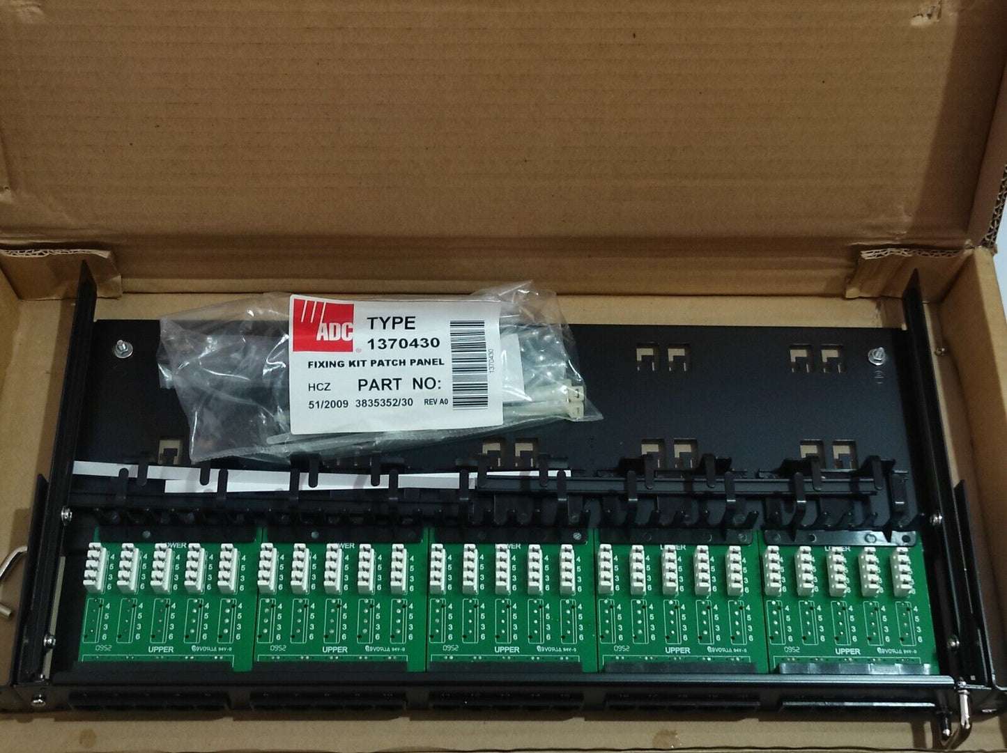 ADC Krone 7022 4 001-25 25 Port Slide Out Patch Panel 7022400125