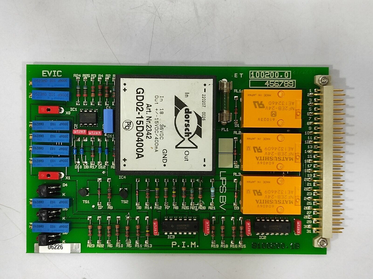 Wartsila W006922665 Printcard LMT-CS2510 PCB EVIC ET 100200.0