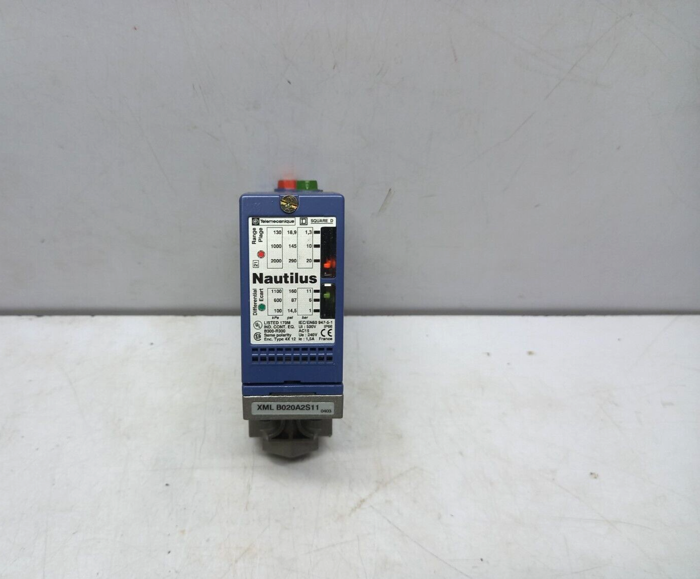 Telemecanique XMLB020A2S11 Pressure Switch 20Bar 290PSI 2000KPa
