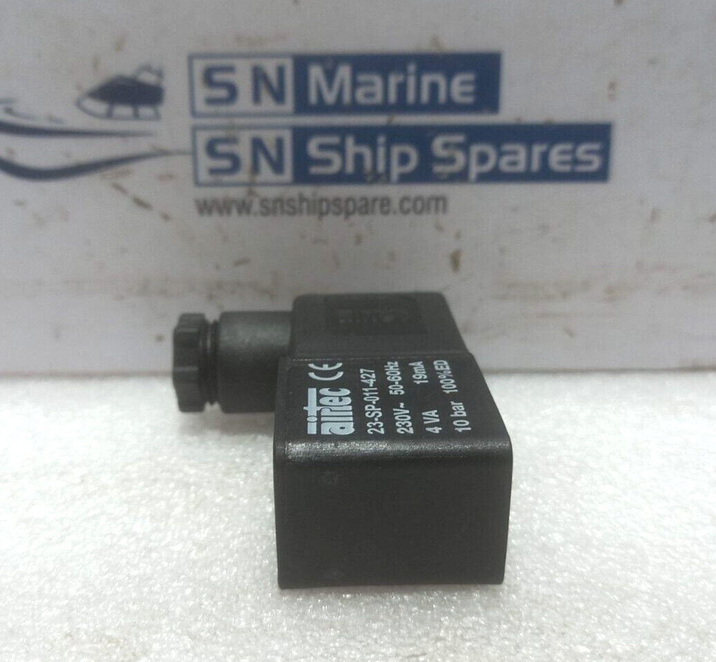 Airtec 23-SP-011-427 Solenoid Valve 230V~ 50/60Hz 4VA 19mA 10bar