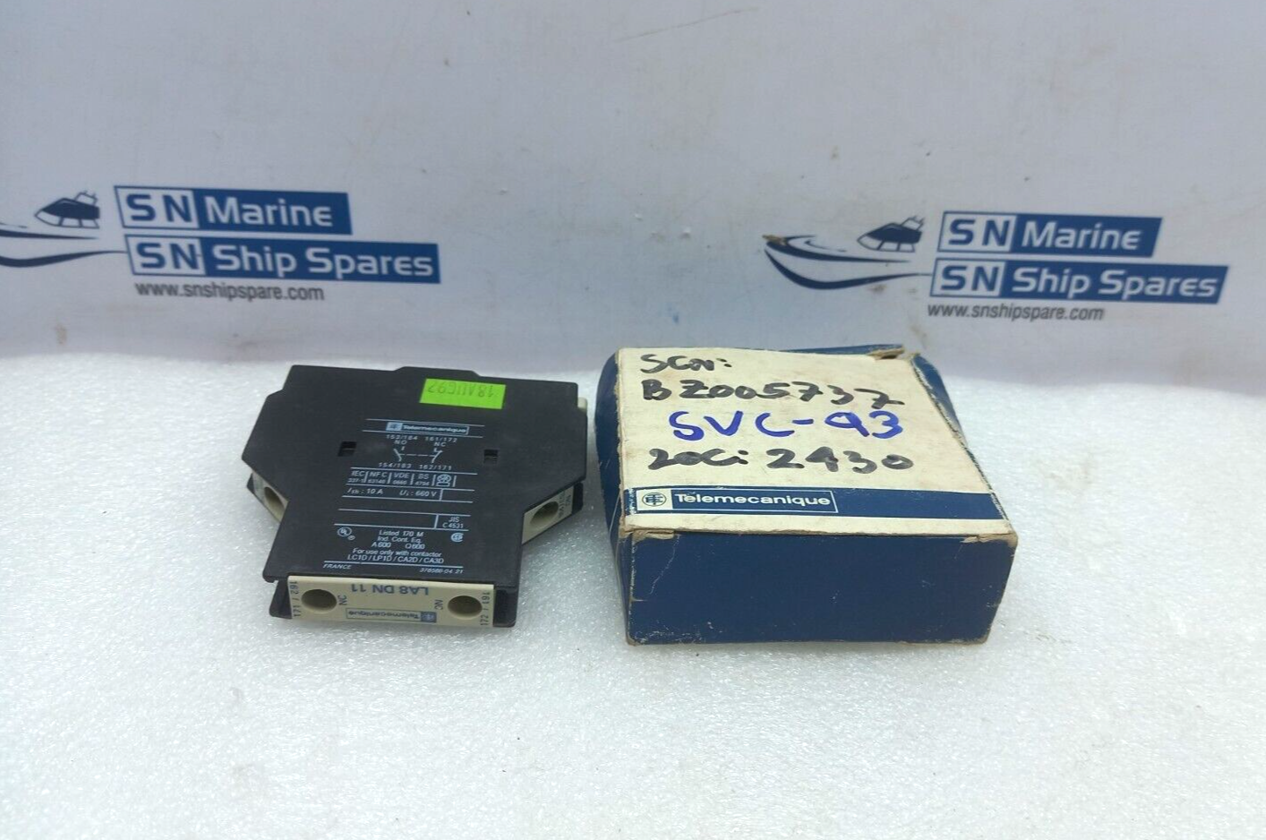 Telemecanique LA8DN11 Auxiliary Contact Block A600 Q600