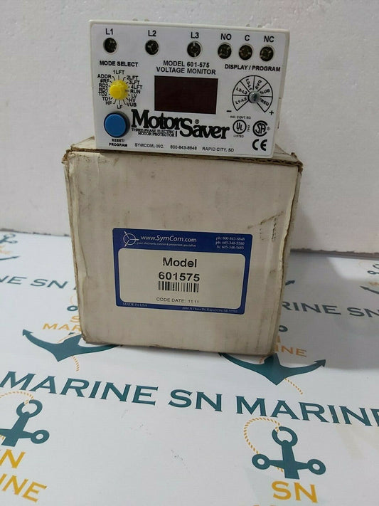 SYMCOM MOTOR SAVER 601575 VOLTAGE MONITOR 