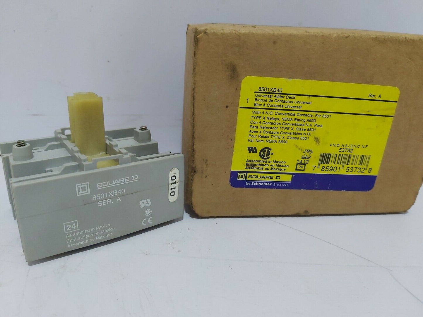 SQUARE D 8501XB40 UNIVERSAL ADDER DECK SER-A