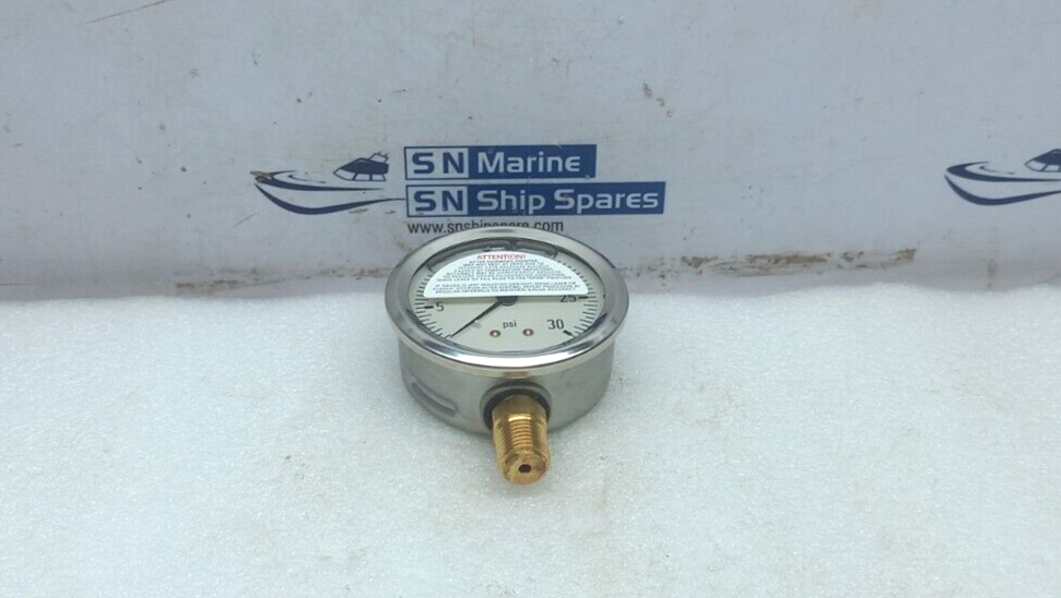 WIKA Pressure Gauge 0-30 PSI Gauge CG BG AB