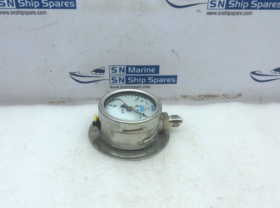 Wika 233.50.063 Compound Pressure Gauge 0-16Bar EC013833H2A5310
