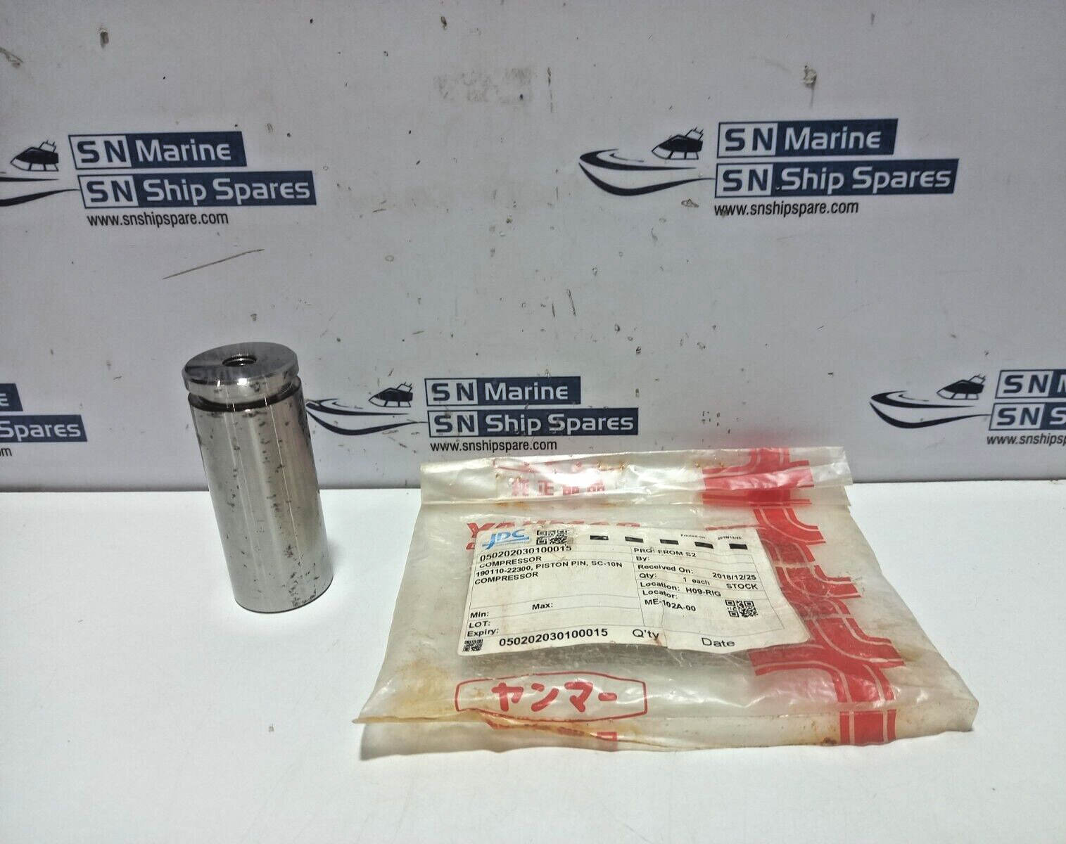 Yanmar 190110-22302 Piston Pin 82-0804-30573430