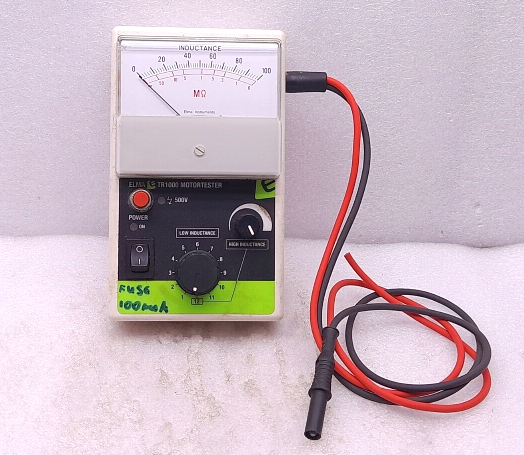 Elma TR1000 Compact Motor Tester 5703317400512
