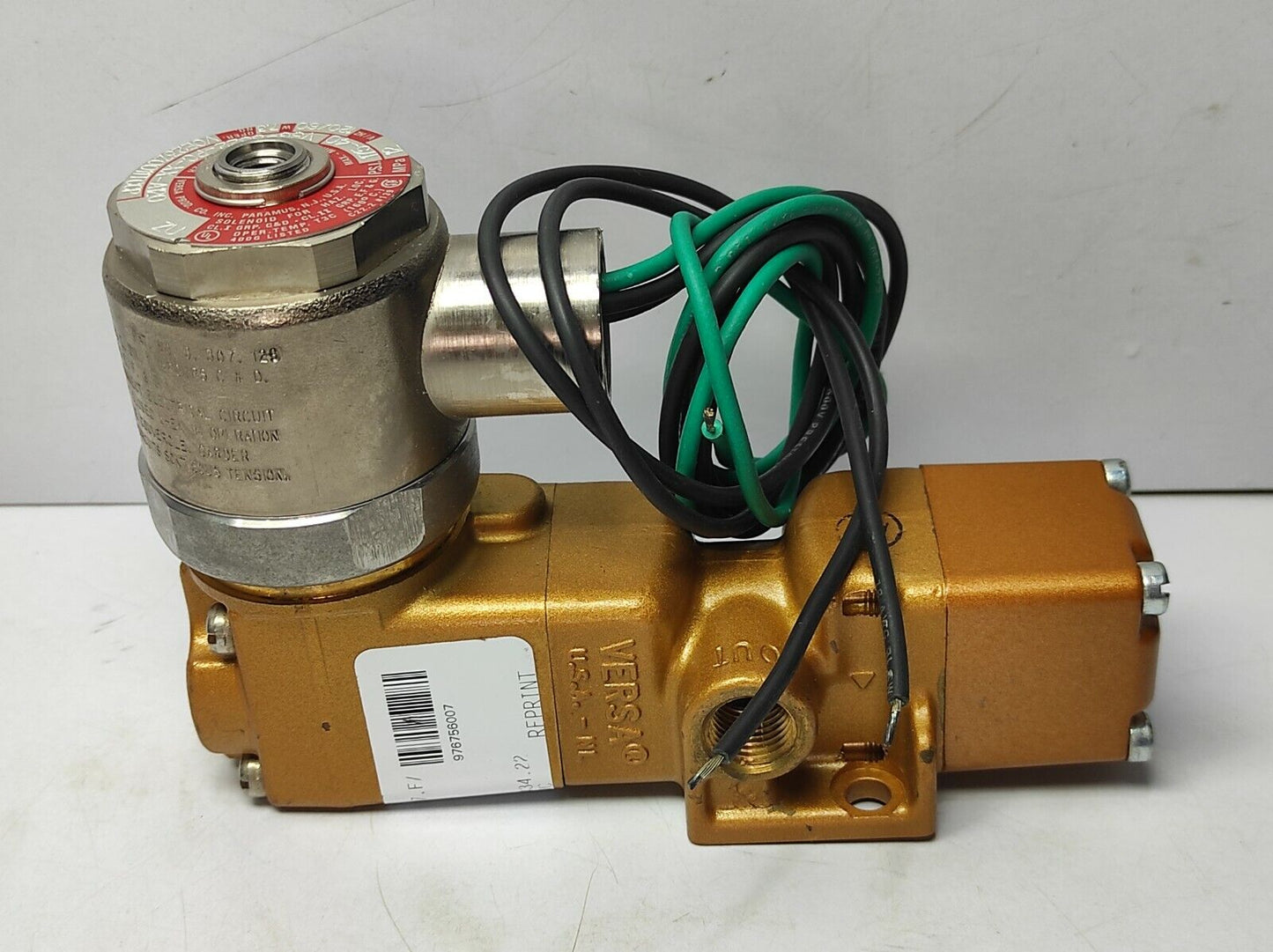 Versa VSG-8322-PC-XX-A120 Solenoid Valve VSG8322PCXXA120