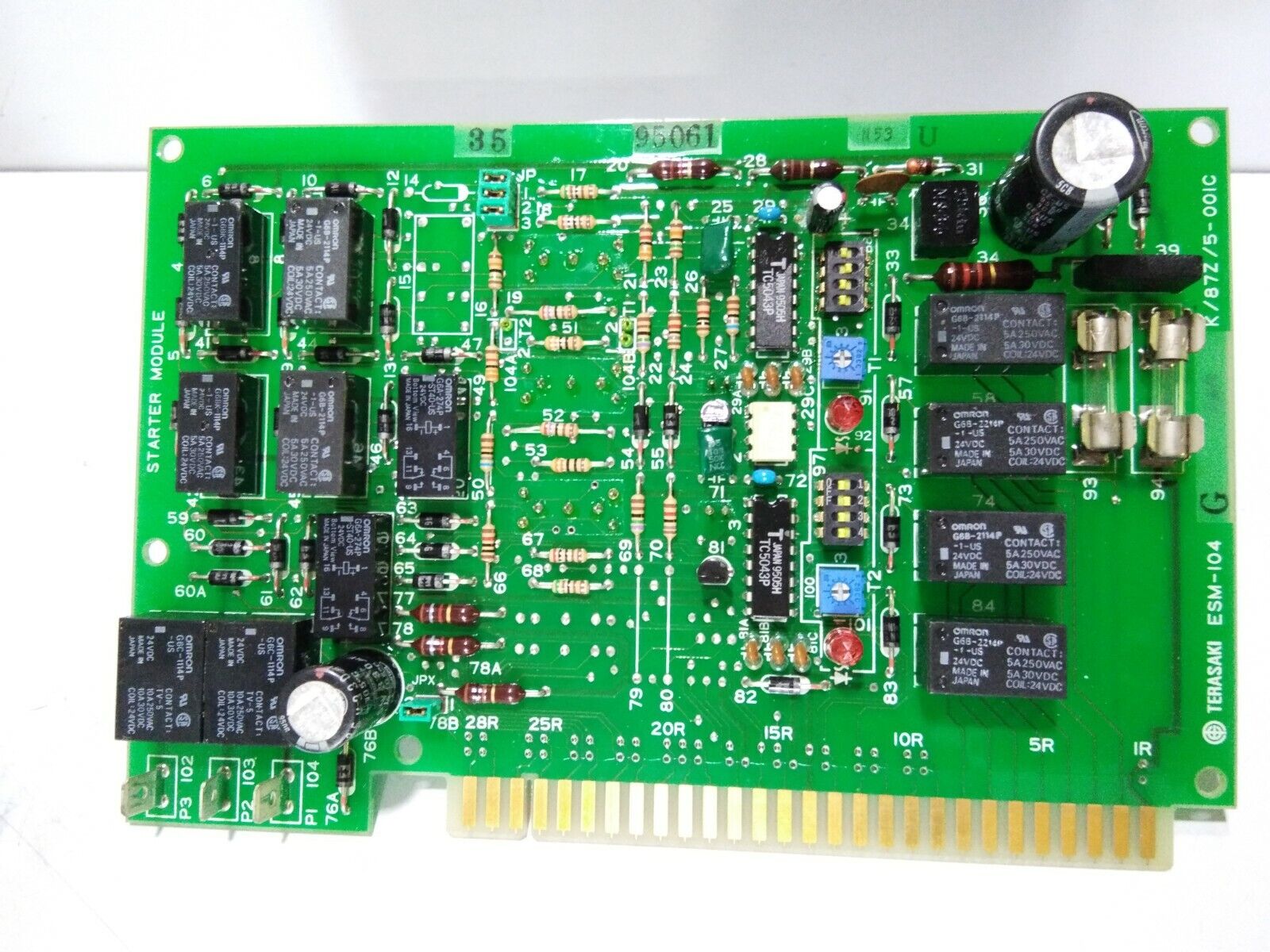 TERASAKI ESM-104G STARTER MODULE K/87Z/5-001C PCB ESM104G