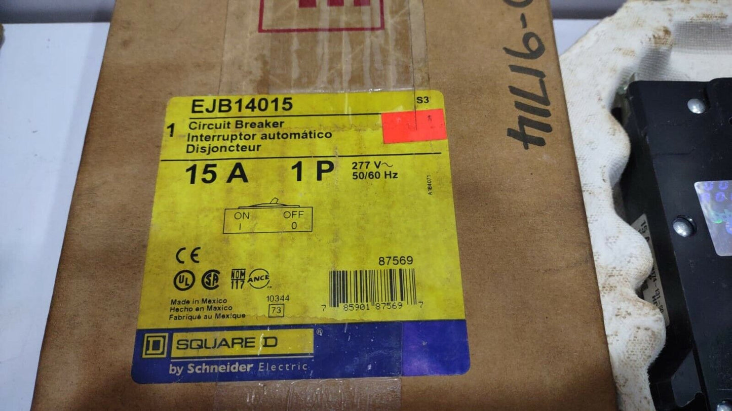 Square D EJB14015 Circuit Breaker 15A 1P
