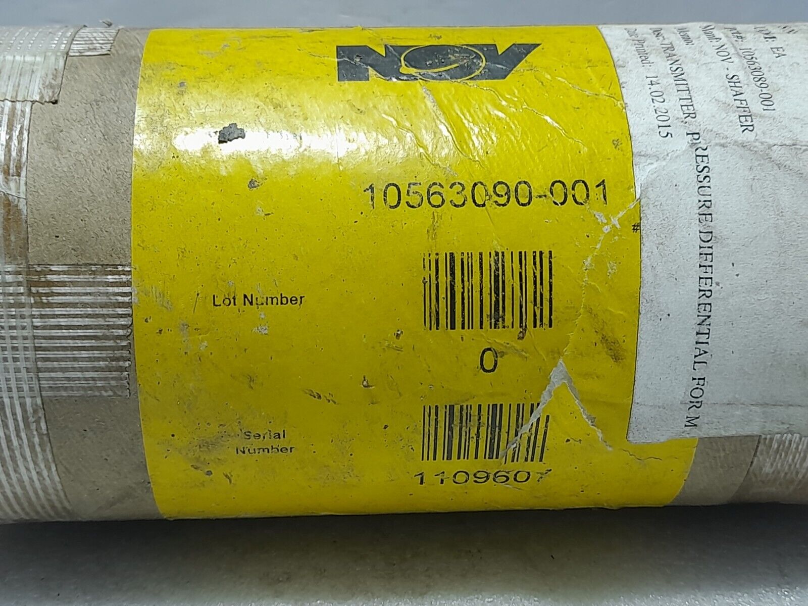 Stellar Technology DT1950-10000UD-127 Pressure Transmitter Range 0-10000 PSID