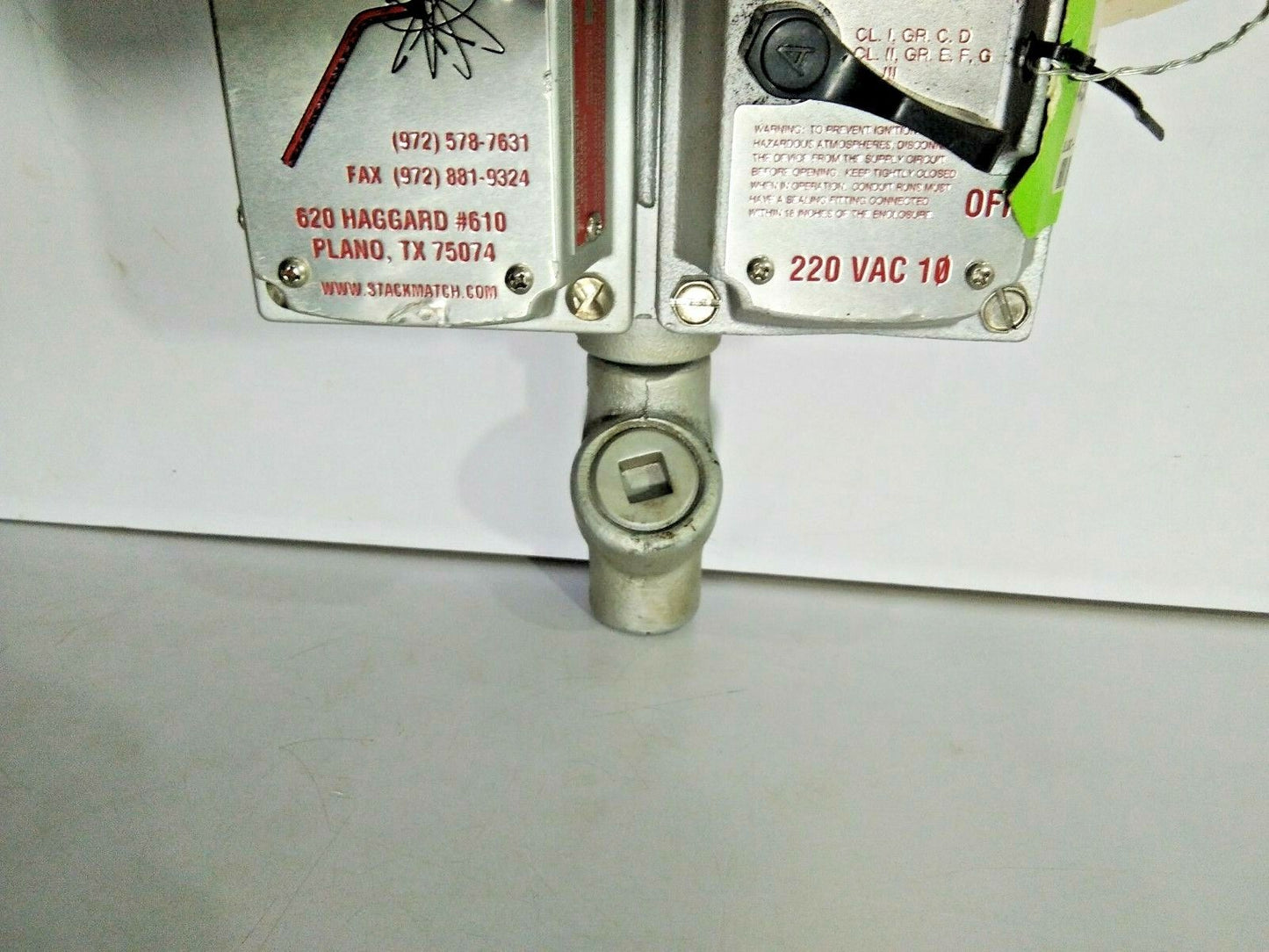 STACKMATCH EDSKBA CONTROL PANEL 220VOLT HPT ROD PILOT & IGNITER PUSH BUTTON 