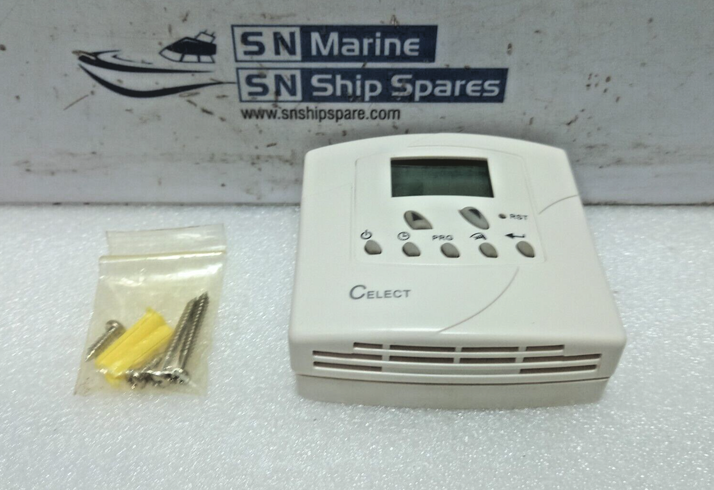 CELECT DRT2 Programmable Compact Thermostat AC24...250V~ 50/60Hz RS 407-5985