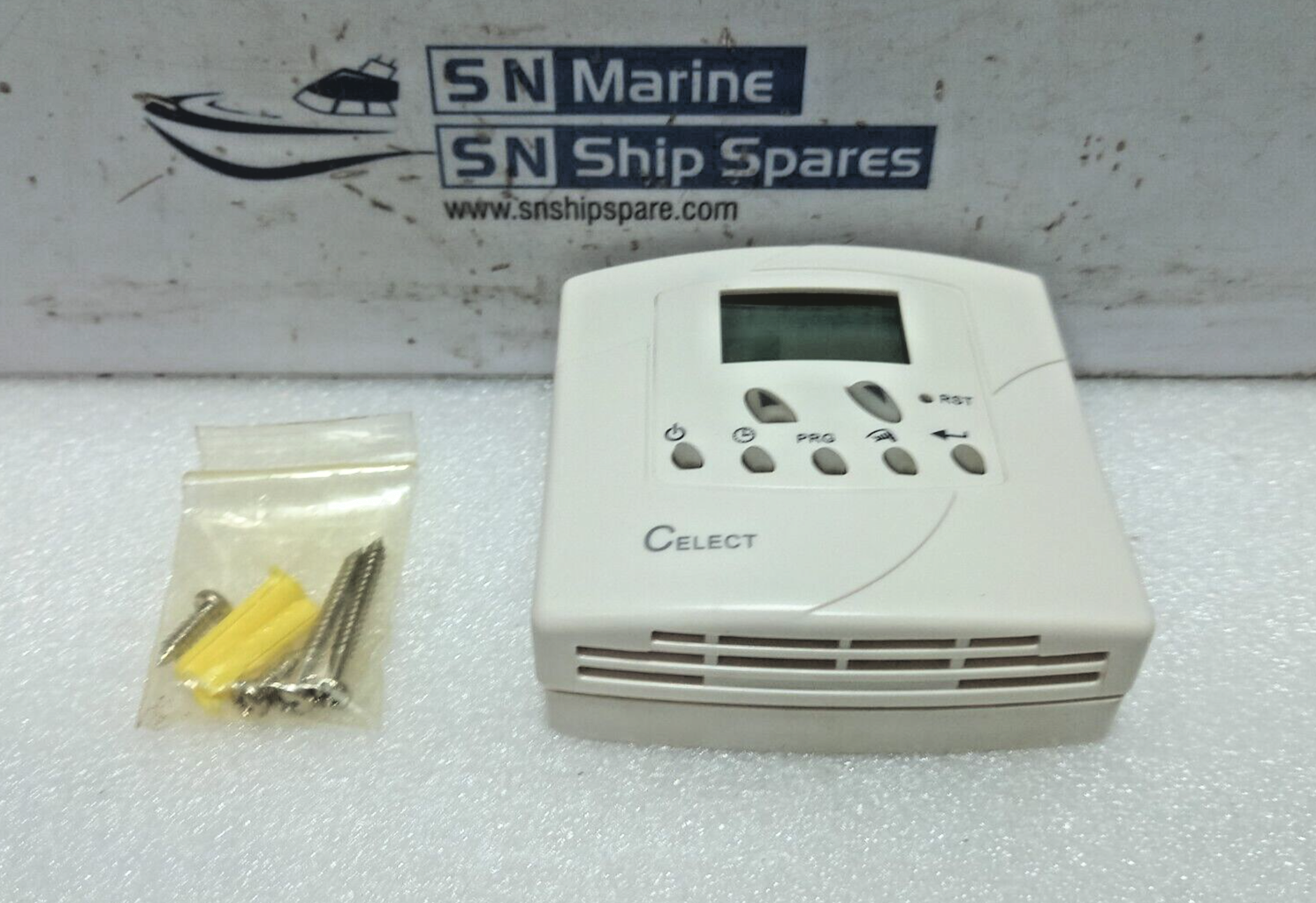 CELECT DRT2 Programmable Compact Thermostat AC24...250V~ 50/60Hz RS 407-5985