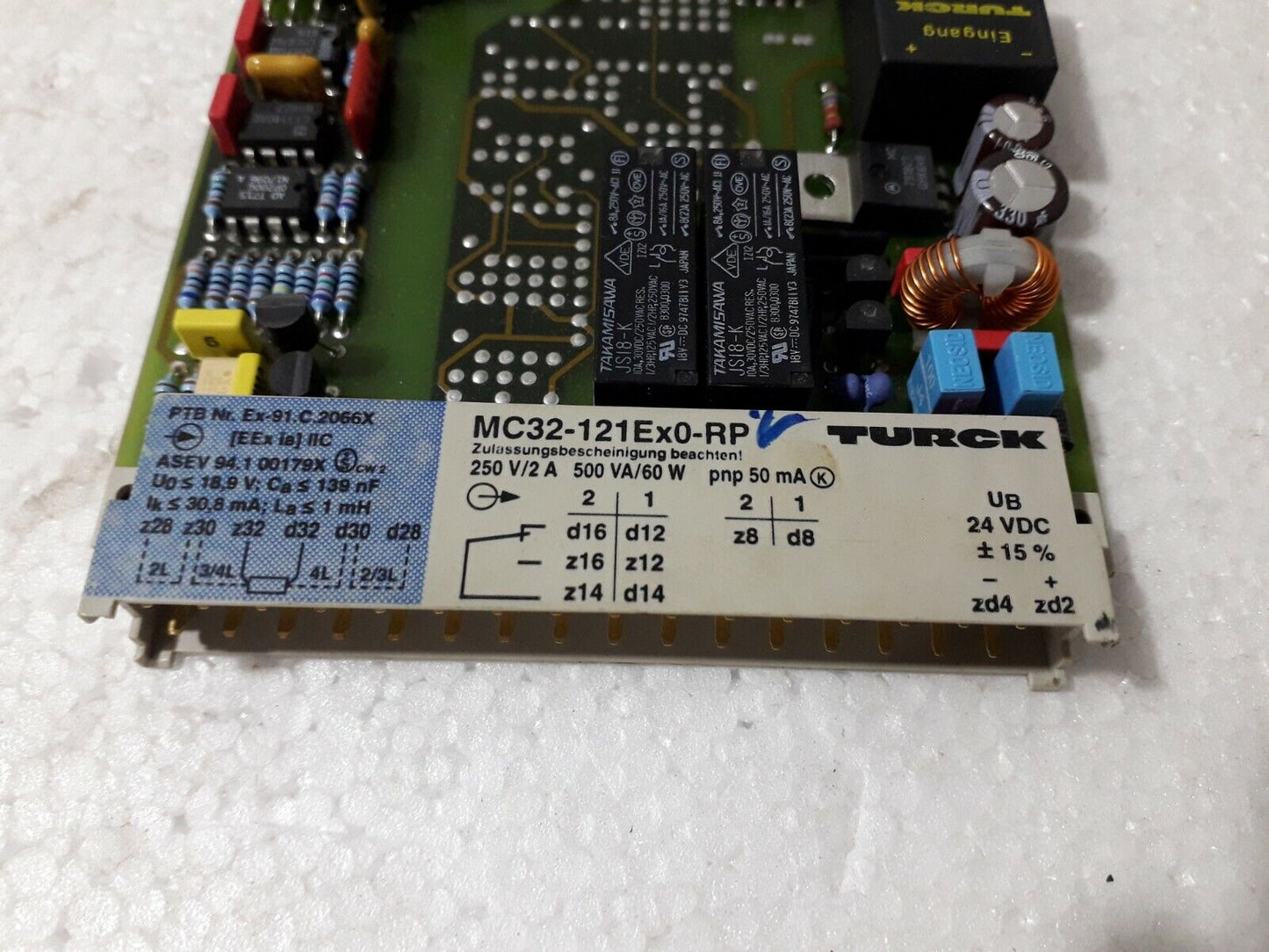TURCK MC32-121EX0-RP MULTICART ALARM F/COOLING SYS MC3210000241MC113A 12R9M