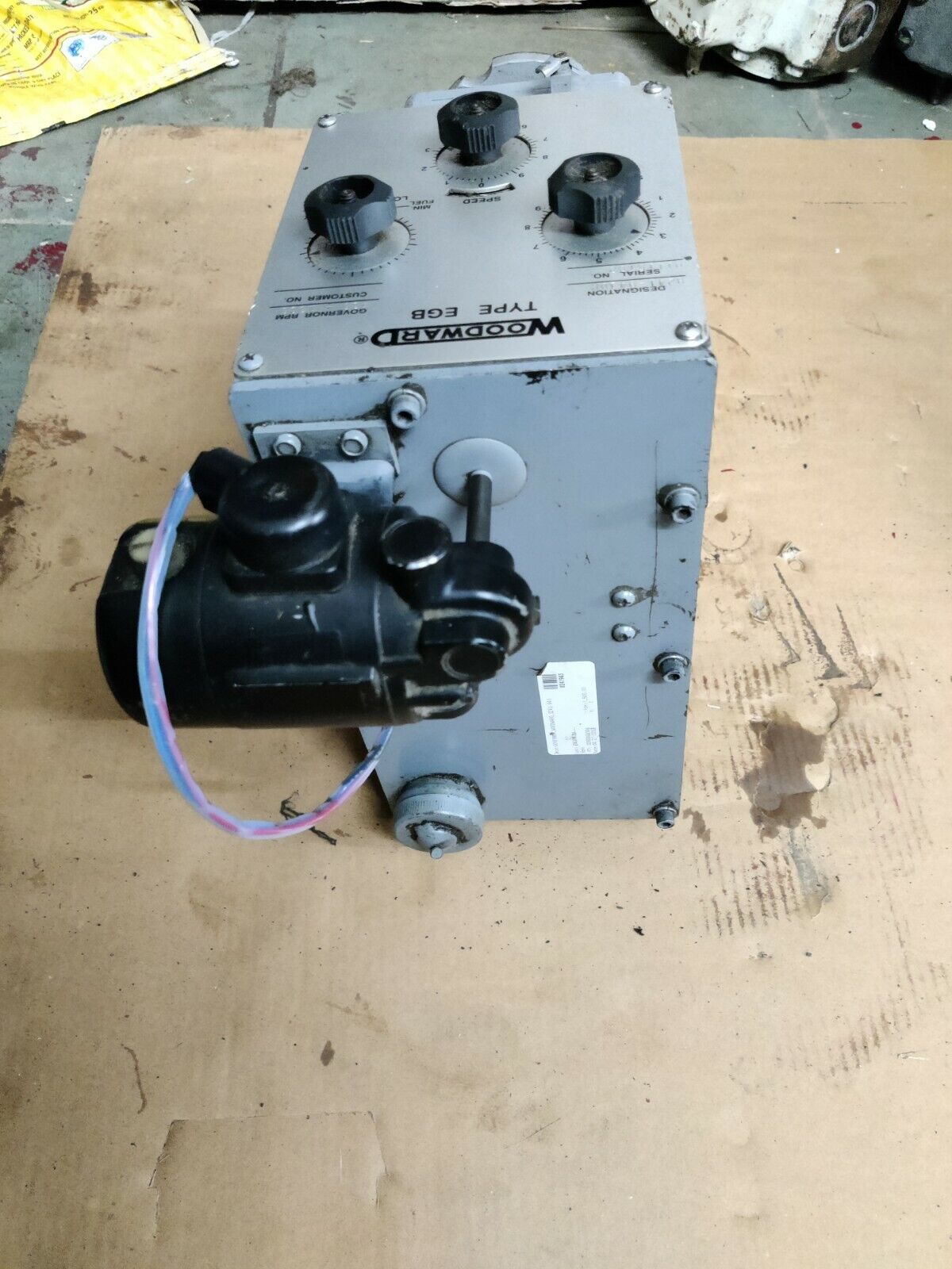 WOODWARD EGB 8241-943DC RPM-436-1036 GOVERNOR