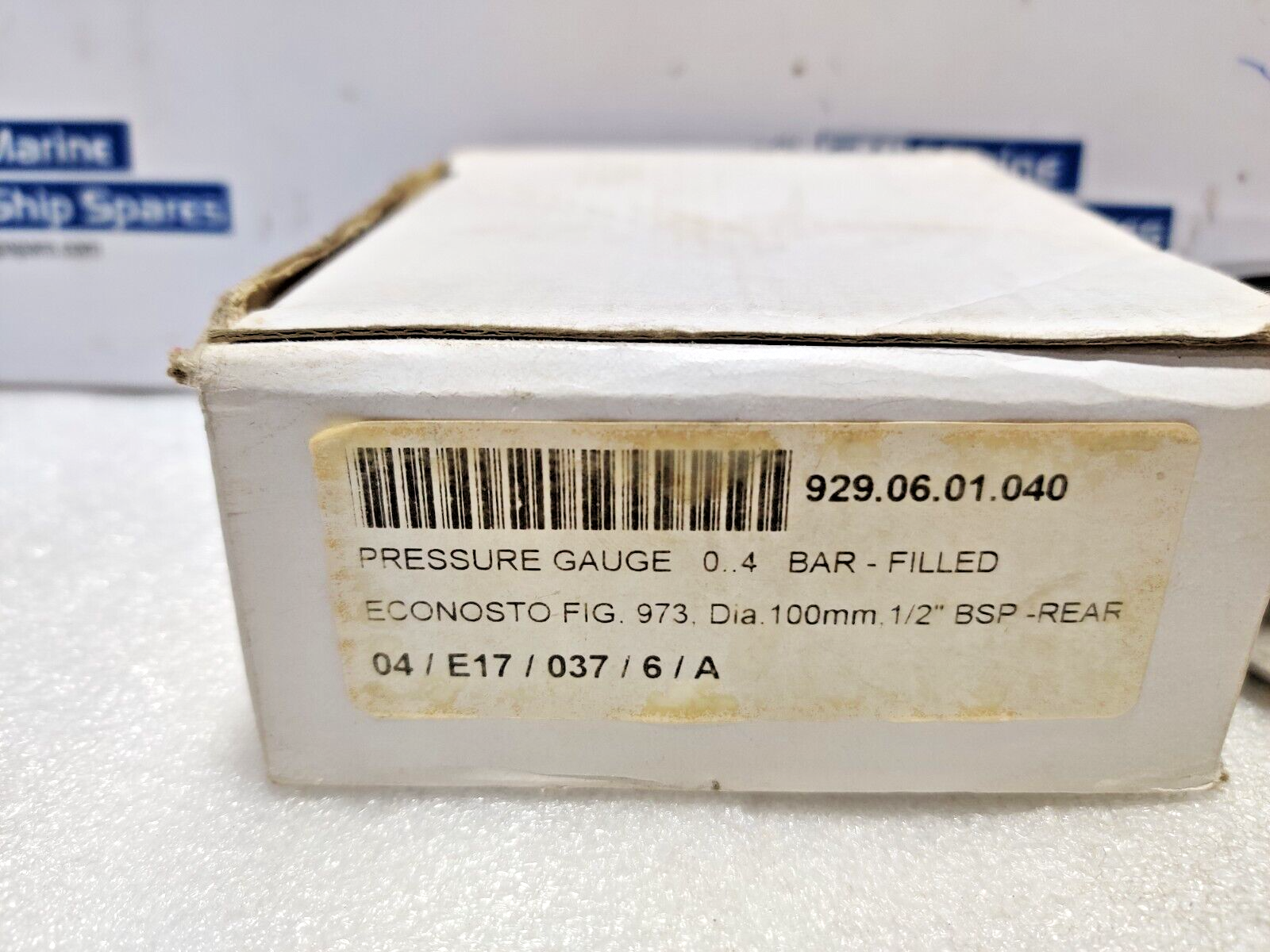 0-4Bar/0-0.4MPa Pressure Gauge Size: 100m/m Connection: ½”PF