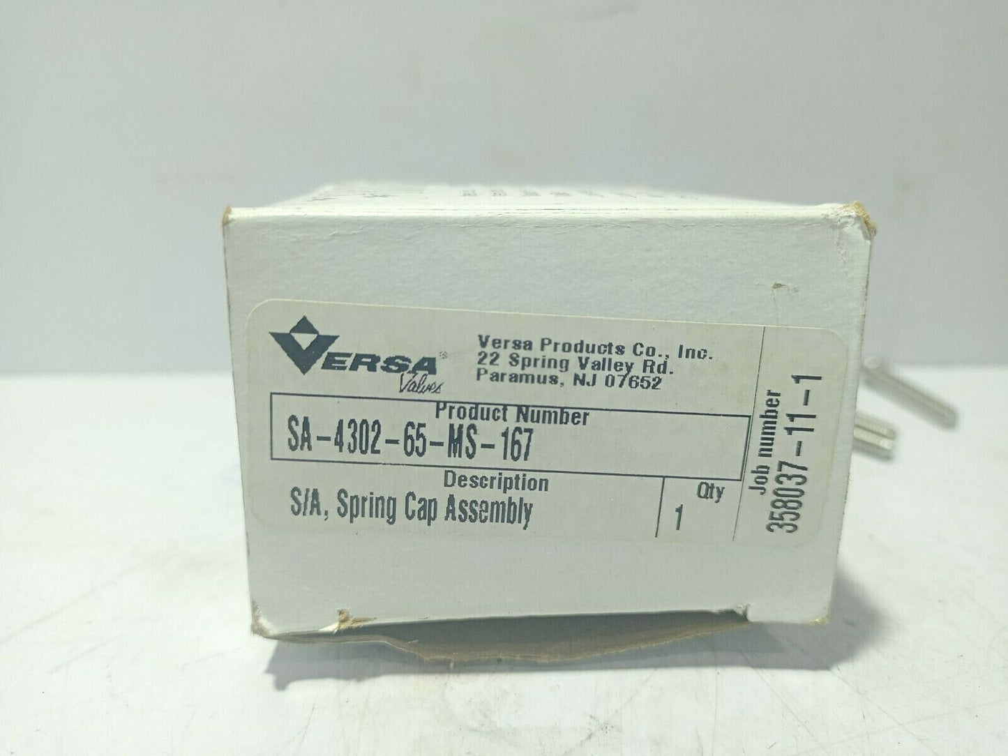 Versa SA-4302-65-MS-167 Spring Cap Assembly SA4302265MS167