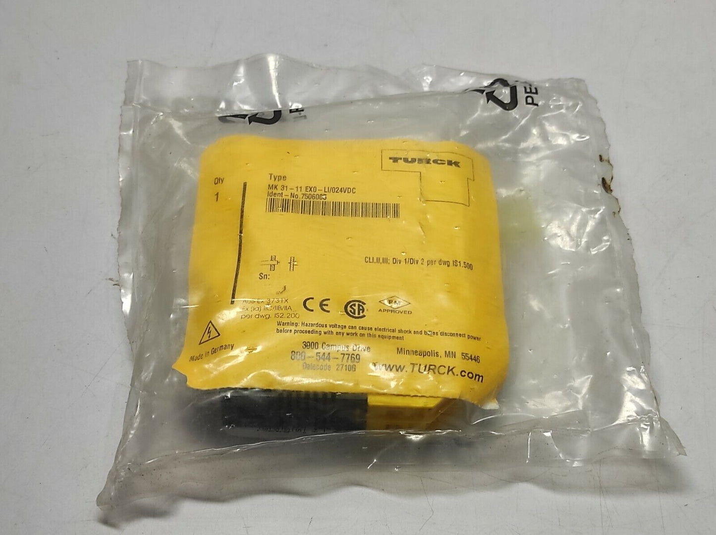 Turck MK 31-11 EX0-LI/024VDC 7506005 Signal Converter