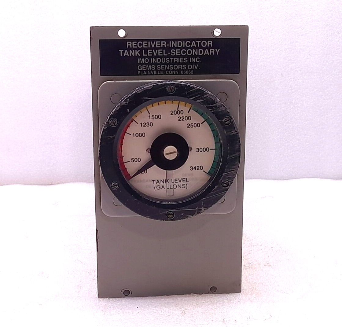 IMO Industries Gems Sensors 36546 Receiver Indicator Tank Level Secondary