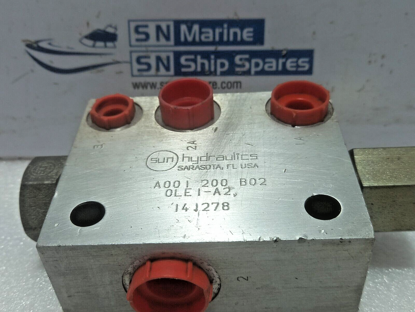 Sun Hydraulics A00I 200 B02 0LEI-A2 Valve Manifold 14J278