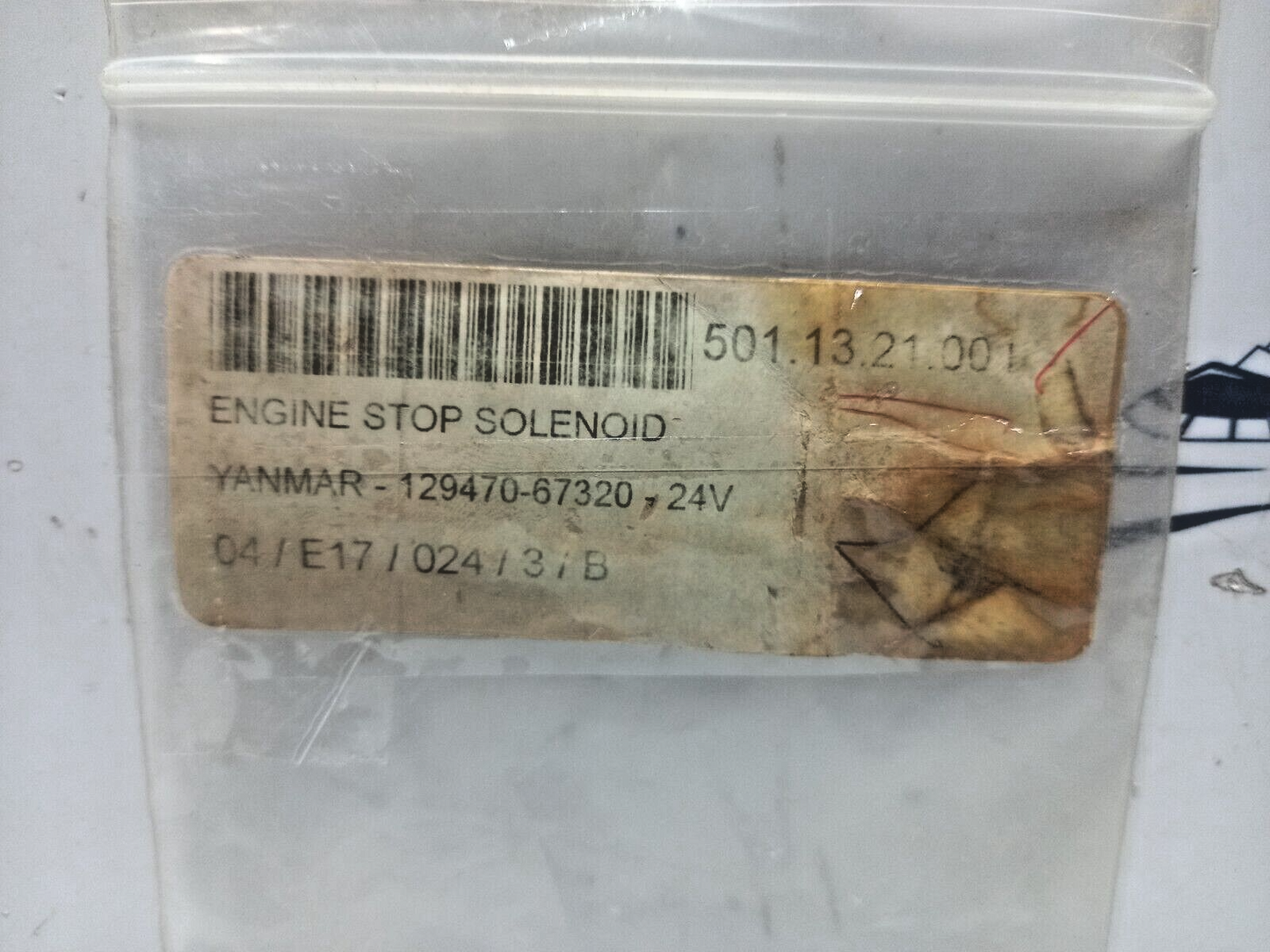 Synchro-Start 1504-24A7U1B1 Engine Stop Solenoid 24V SA-4128-T Yanmar