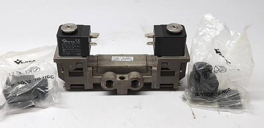Versa VGG-4322-316-HCC-XISX6-D024 Solenoid 4 Way Valve 24VDC 1.6W  PSIG 20Min 11