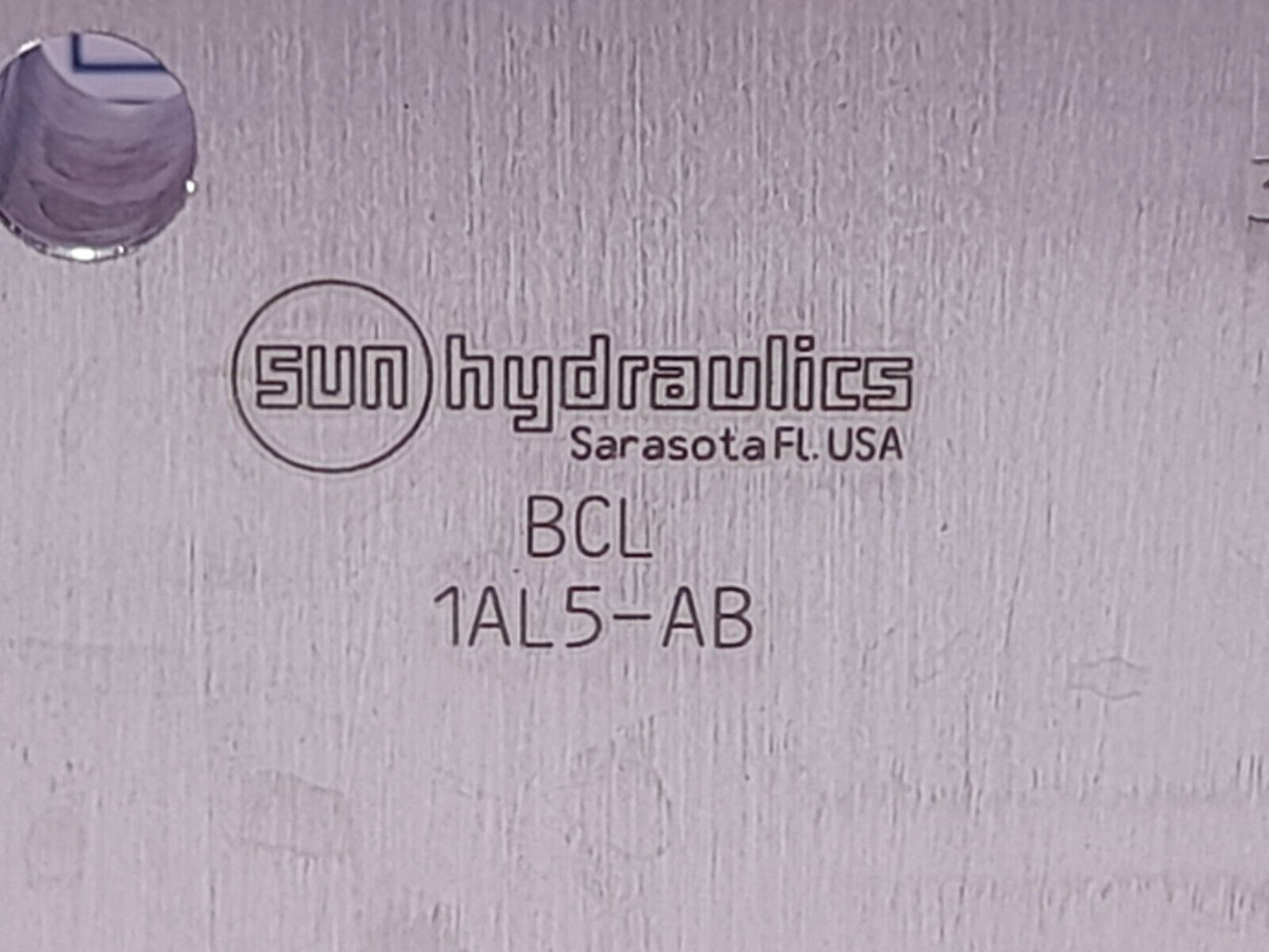 Sun Hydraulics BCL Valve Block NOV 7026A276 BCL 1AL5-AB