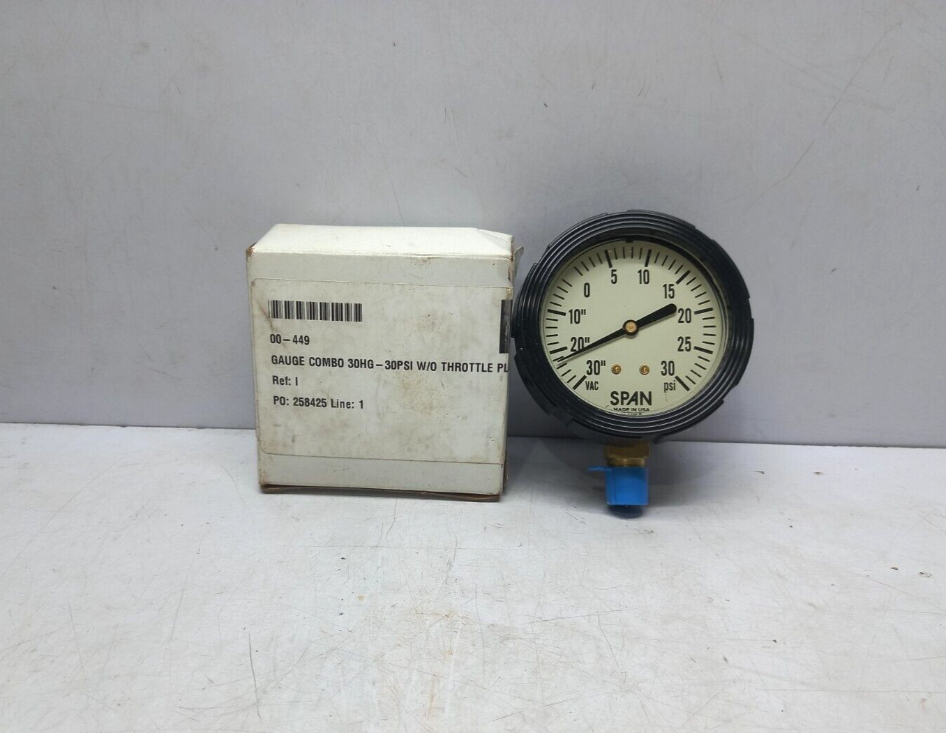 Span LFS220-30 Gauges Combo 30HG-30PSI