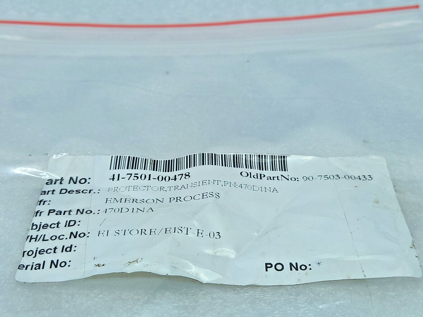 Rosemount 470D1NA Transient Protector 45VDC, 4-20mA, 2-Wire Emerson