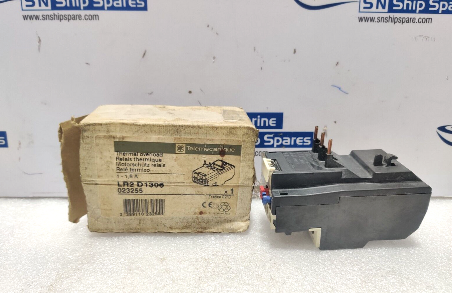 Telemecanique LR2 D1306 Thermal Overload Relay 600V a.c max