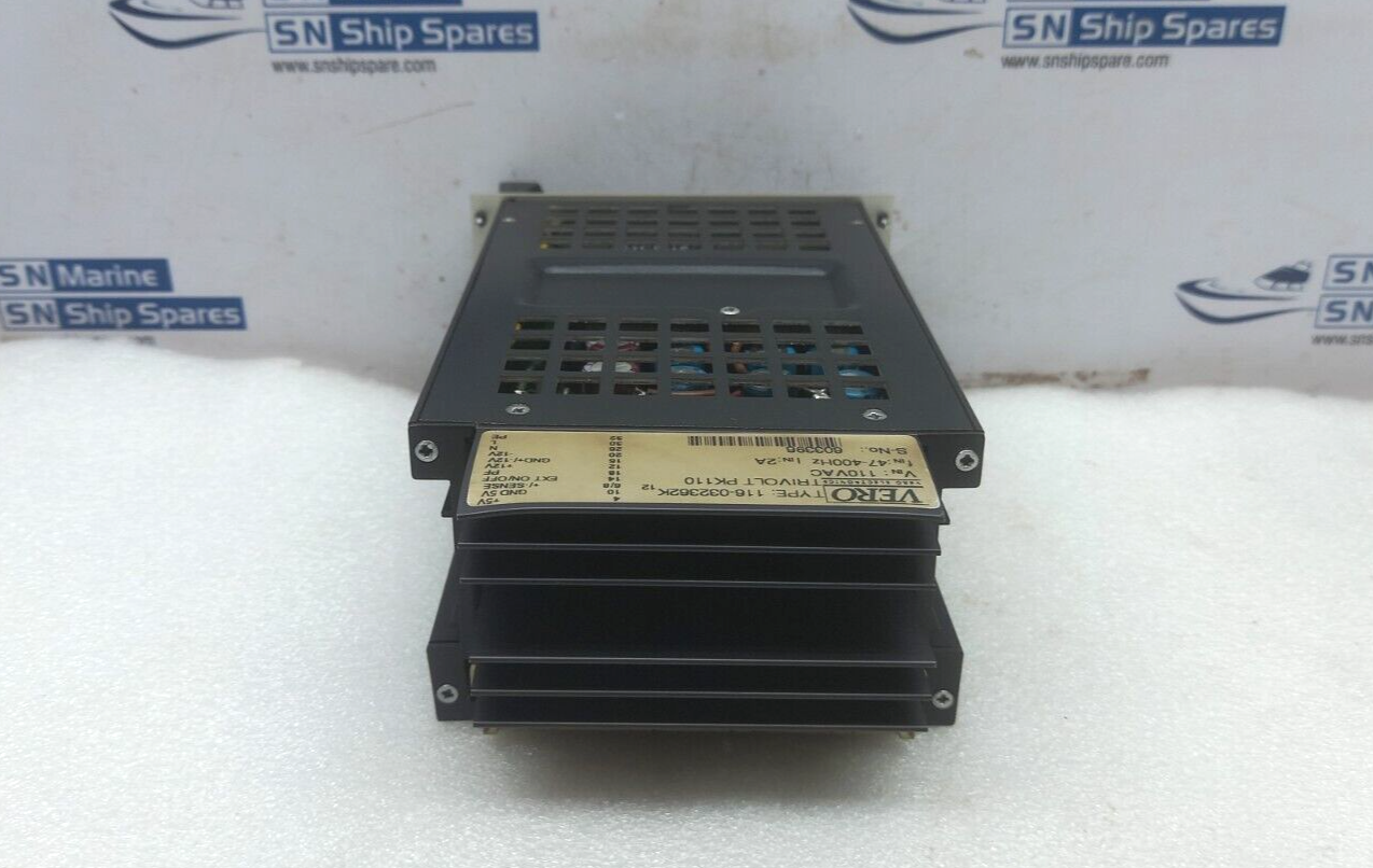VERO Electronics PK110 TRIVOLT Power Supply Type 116-032362K 110V AC