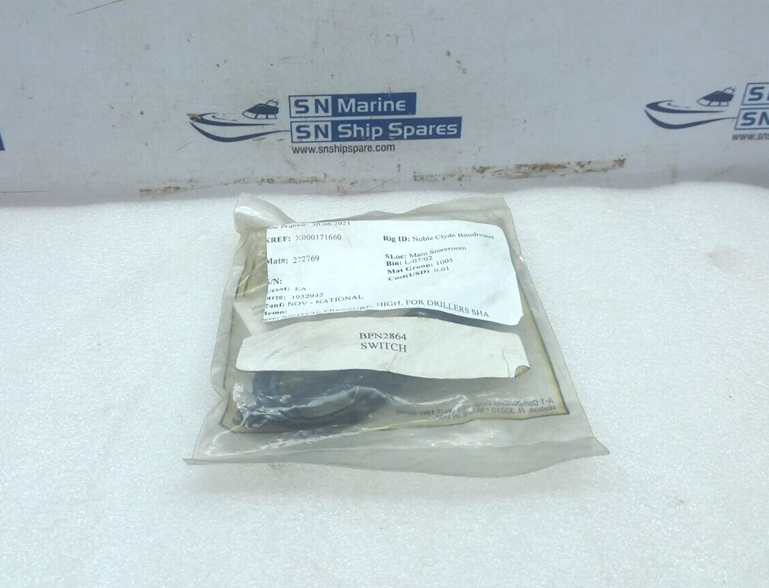 WILSPEC 5682 High Pressure Switch HS200-66-0006 PS-HP450-250 NOV 1052942