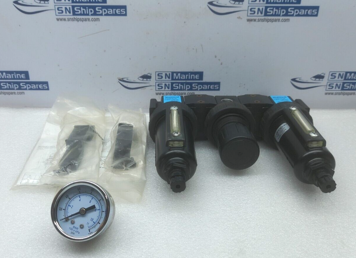 Wilkerson C12-03-FLR0 Combination Filter, Regulator, lubricator 281591