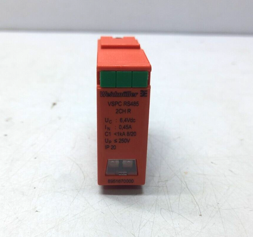Weidmuller 8951670000 VSPC RS485 2CH R Lightning And Surge Protection Uc 6.4Vdc