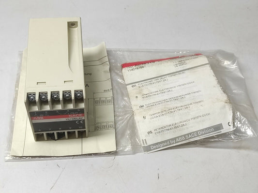 ABB 1SD A038319 R1 Electronic Time Delay 110/127V DC/AC ABB SACE YU Delay