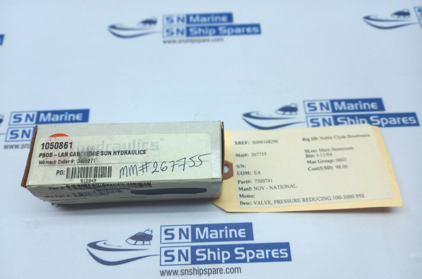 Sun Hydraulics PBDB-LAN Pressure Reducing Valve 100-300Psi NOV 7500741