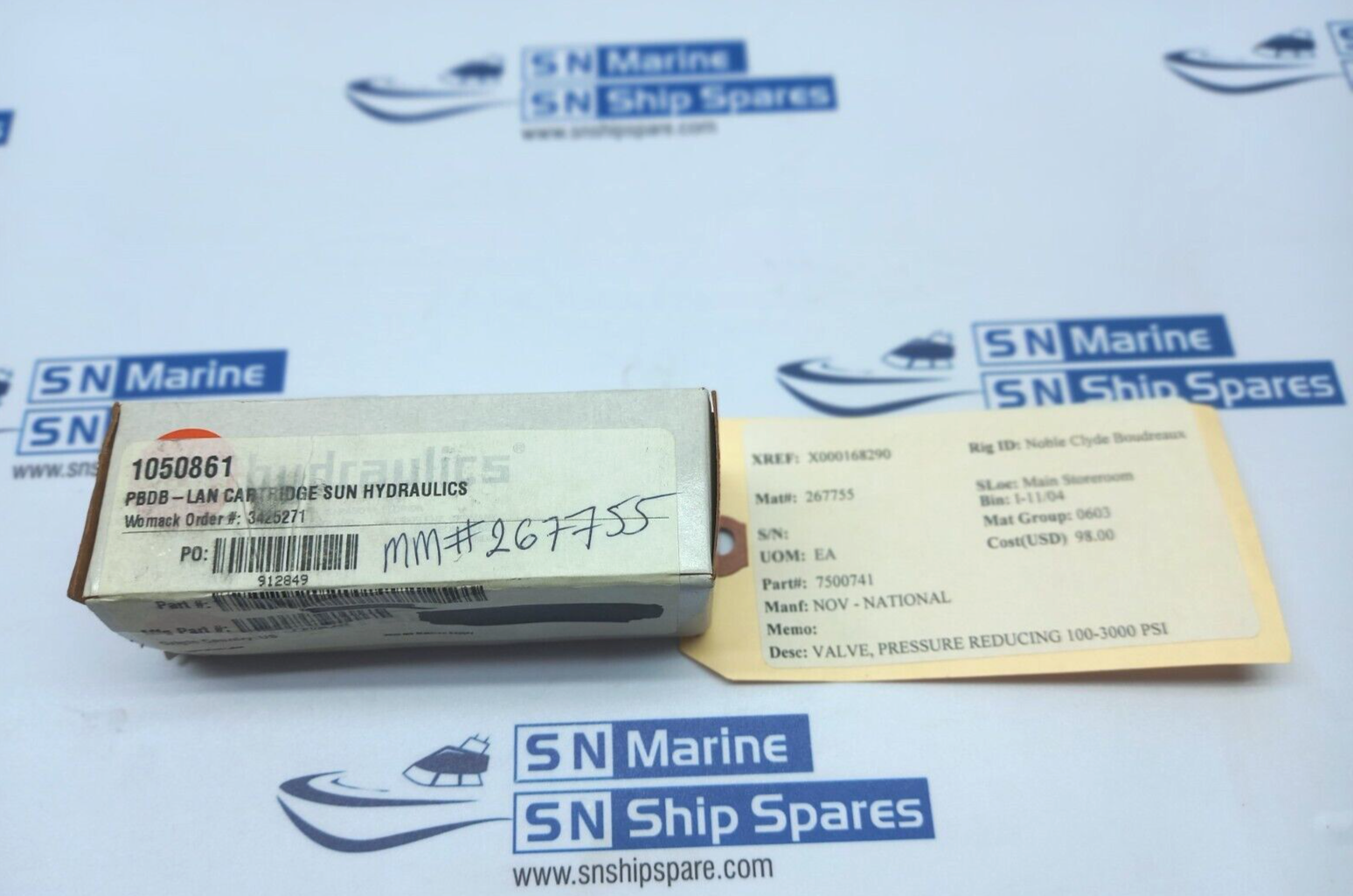 Sun Hydraulics PBDB-LAN Pressure Reducing Valve 100-300Psi NOV 7500741