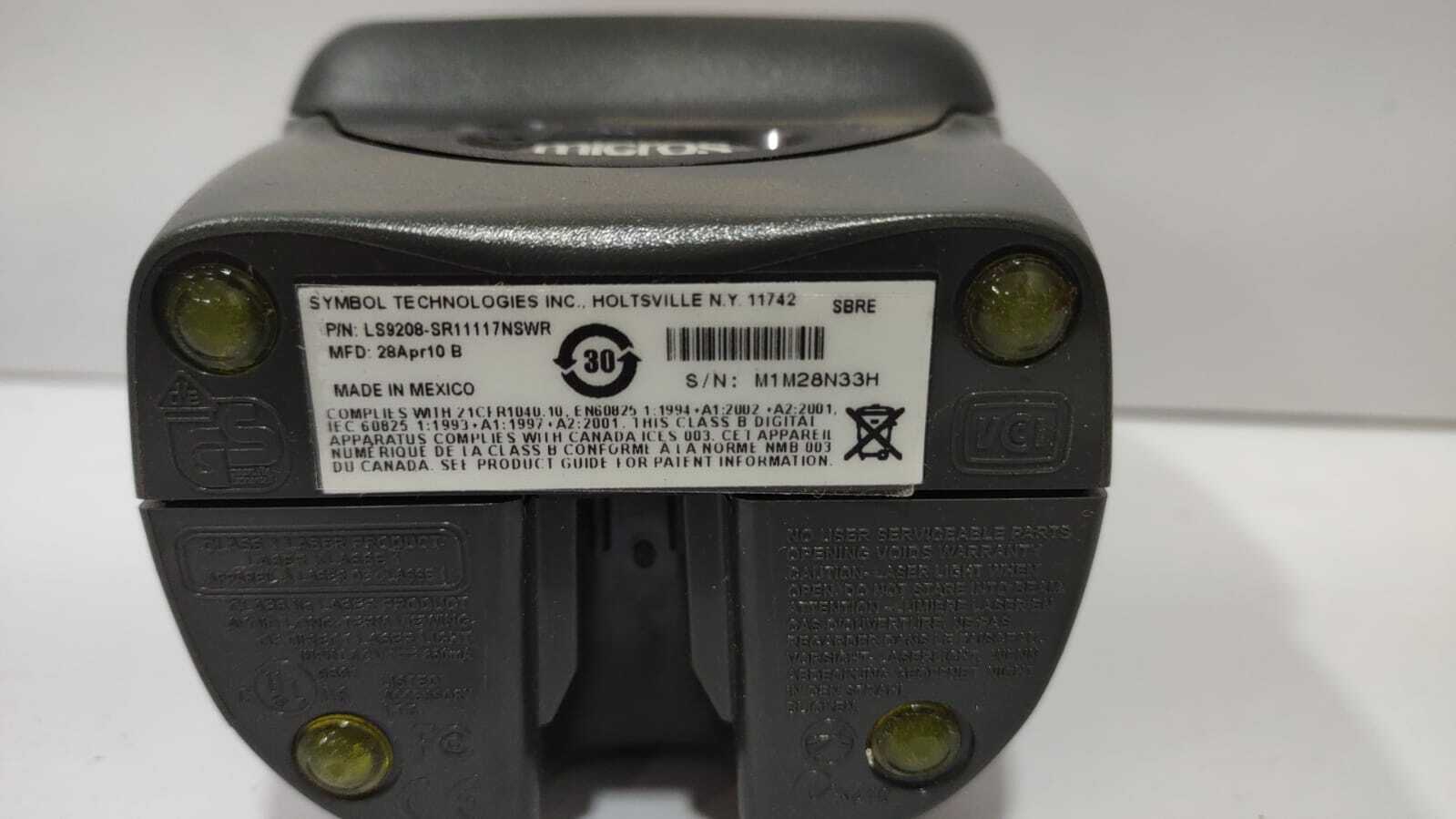 Symbol Technologies LS9208-SR11117NSWR Barcode Scanner LS9208SR11117NSWR