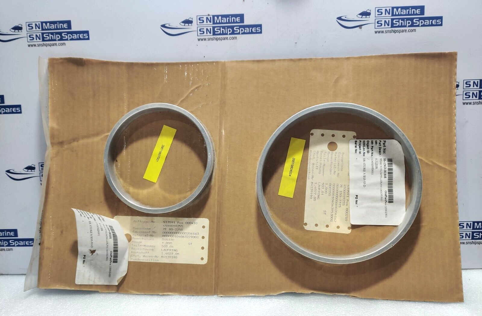 Sulzer 104063953001 Impeller Wear Ring 16-1363-00305