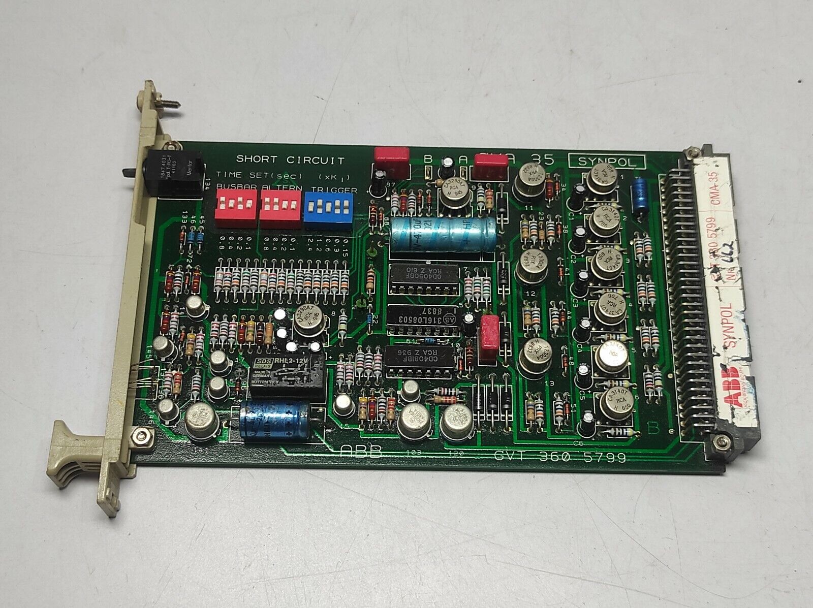 ABB Synpol GVT 360 5799 PCB CMA-35 CMA 35-1 GVT3605799